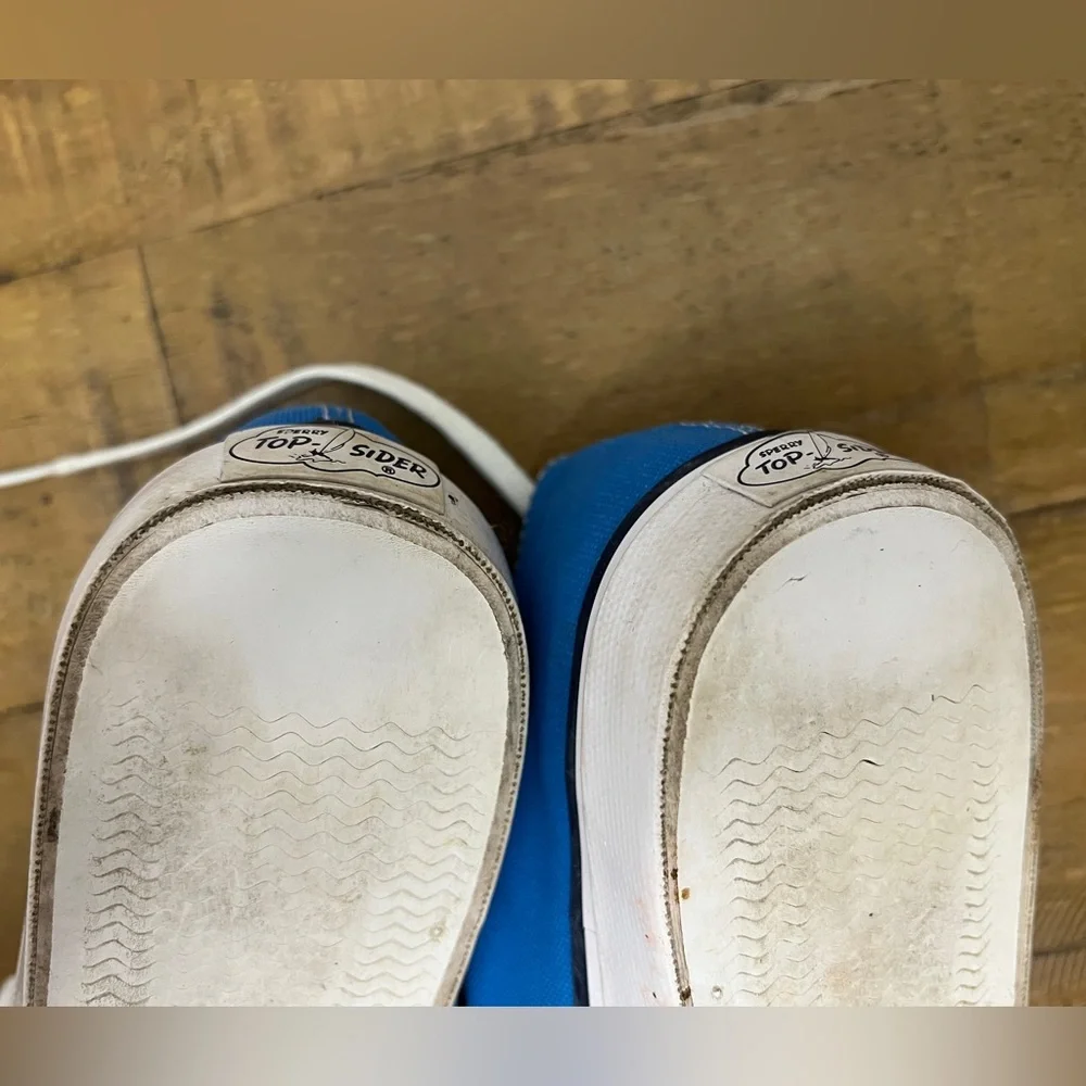 Blue Sperry Top-Sider Sneakers Size 6.5 - Picture 12 of 14